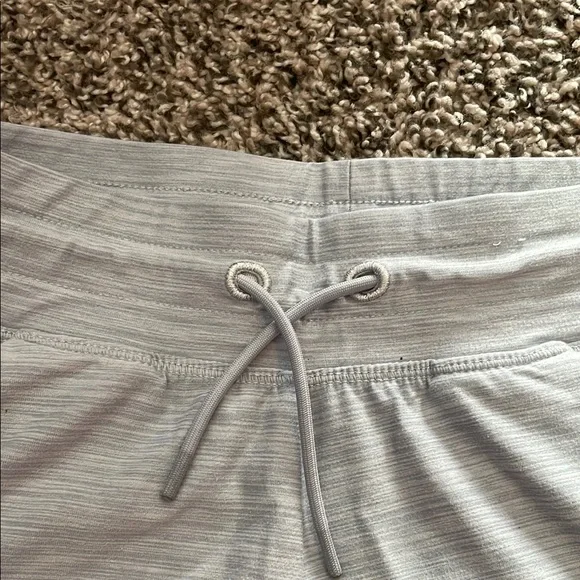 All in Motion Kids Light Gray Stretchy Drawstring Shorts - Picture 4 of 11